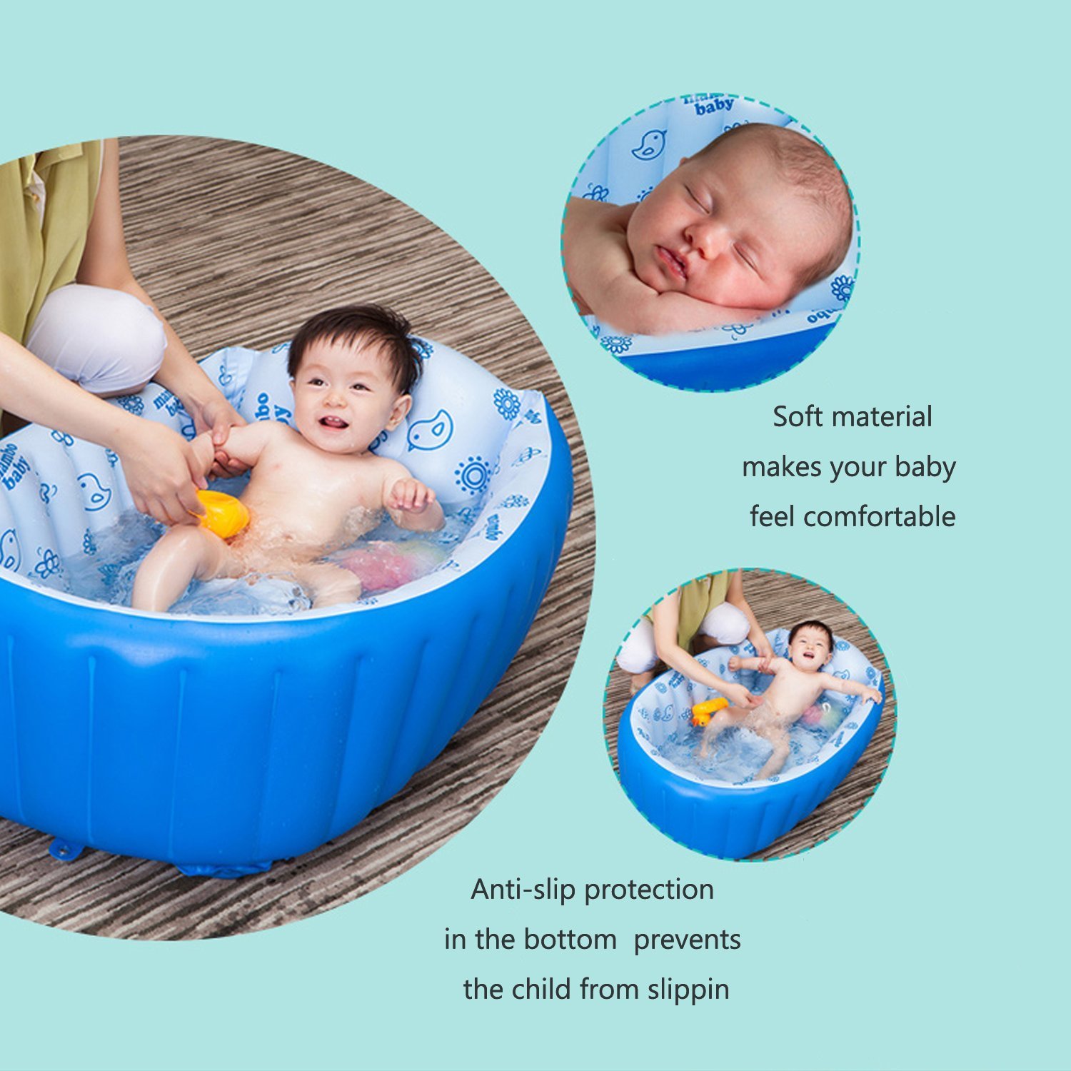 Piscine Mini Pliable Epais Bebe Infant Toddler Douche Lavabo Avec Coussin Moelleux Pour 0 Baignoire Bebe 3 Ans Bebe Portable Gonflable Baignoire Baneras Y Asientos De Bano Bebe Proinspecta Cl