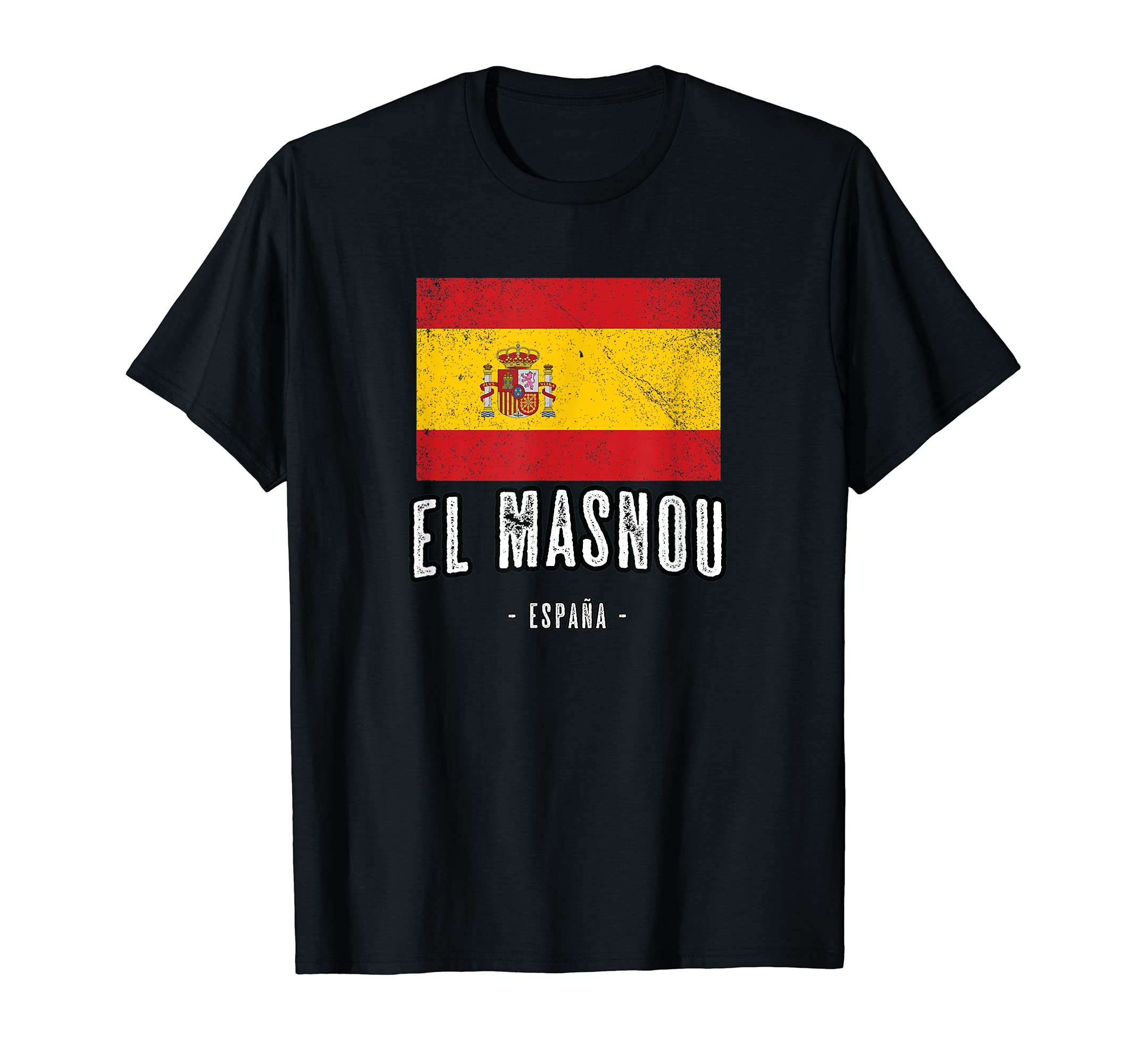 El Masnou Spain | ES Flag, City - Bandera Ropa - T-Shirt