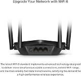 MERCUSYS MR60X Dual Band Router WiFi 6 AX1500 Mbps Gigabit Ethernet view 2