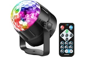 Disco Ball LED Light, RBG Disco Lights, Sound Activated Party Lights,Dance Lights for Home Room Dance Parties Birthday DJ Bar