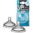 Tommee Tippee Advanced Anti-Colic Baby Bottle Nipple Replacement, Medium Flow, 3+ Months - 2 Count