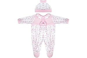MIRE & MIRE 17-20 Inch Reborn Baby Dolls Clothes - Newborn Baby Doll Matching Outfit Accessories Gift Set - A