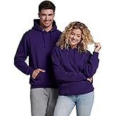Russell Athletic Men's Dri-Power Fleece Pullover Hood, Purple, Large