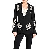 Cinq à Sept Womens Metal Paisley Karlie Blazer