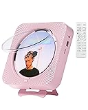 CD Player Portable Bluetooth Desktop CD Player for