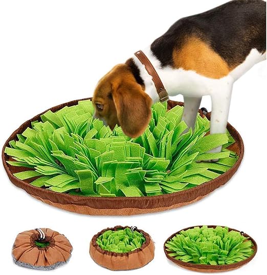 Xinllm Dog Feeding Mat Dog Food Mat Dog Sniffing Toys Stress Release