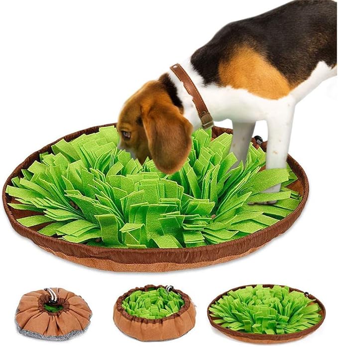 Xinllm Dog Feeding Mat Dog Food Mat Dog Sniffing Toys Stress Release