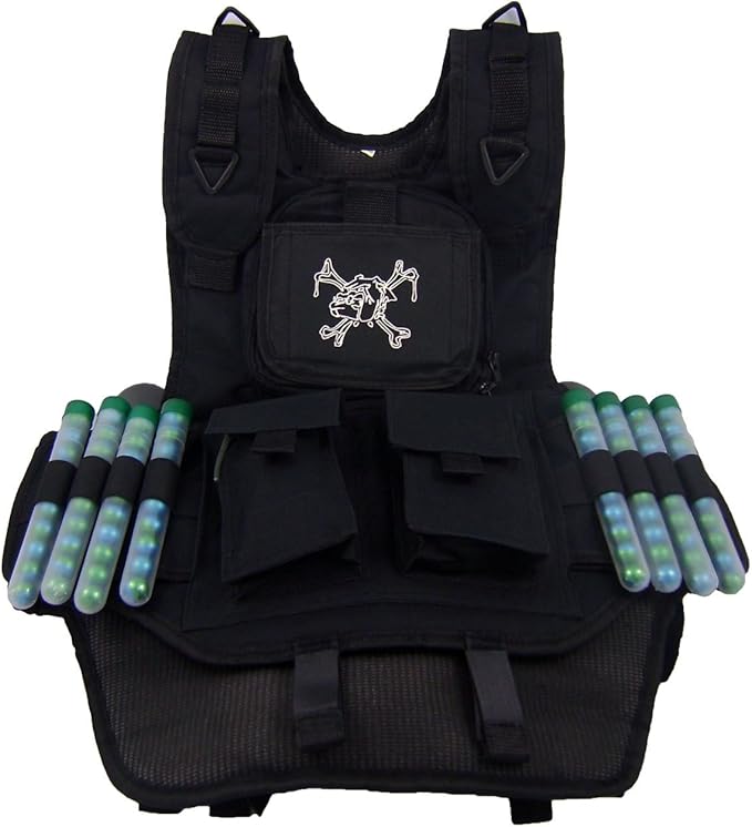 Maddog Sports Tactical Paintball Vest Black Paintball