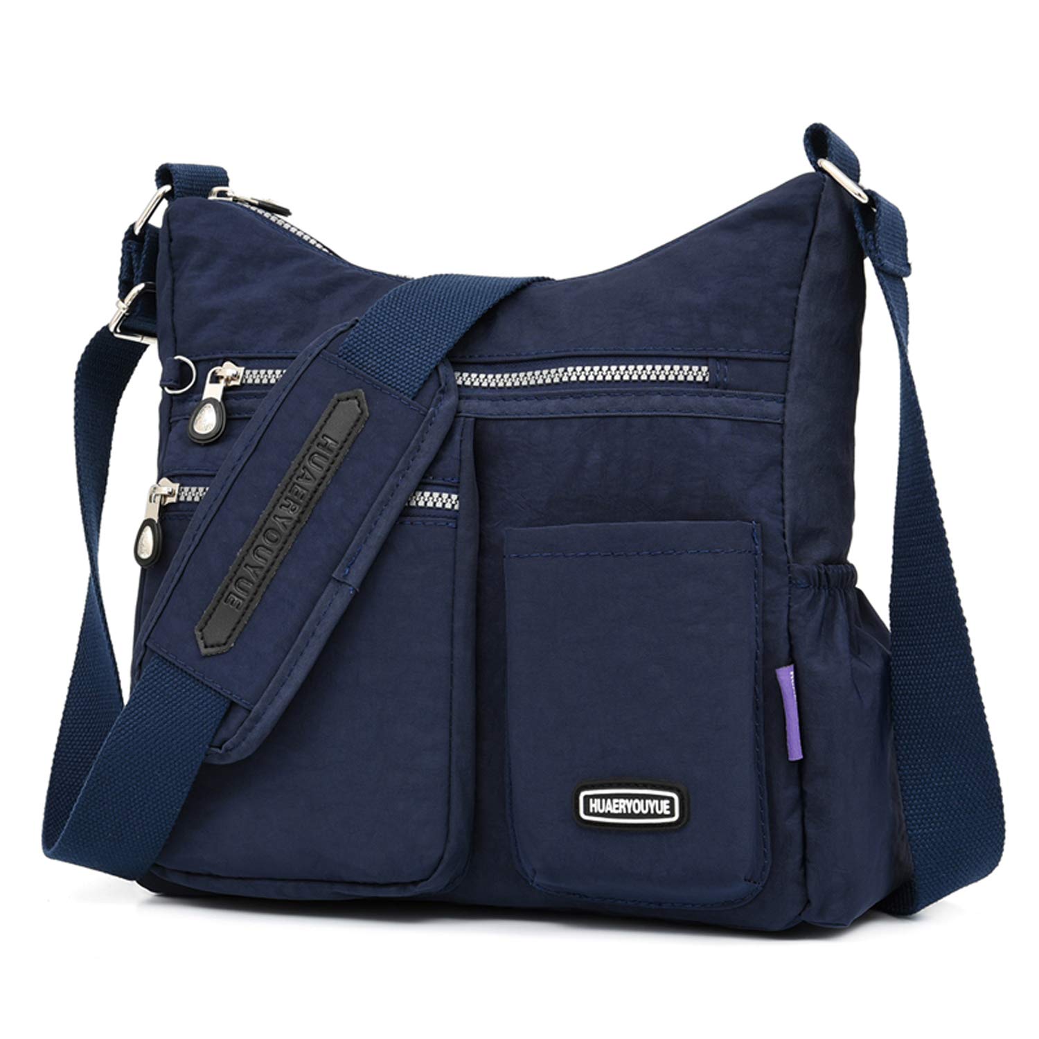 HUAERYOUYUE Waterproof Cross Body Bag Women Shoulder Bag Casual Messenger Bag Travel Lightweight Side Bag for School College Books