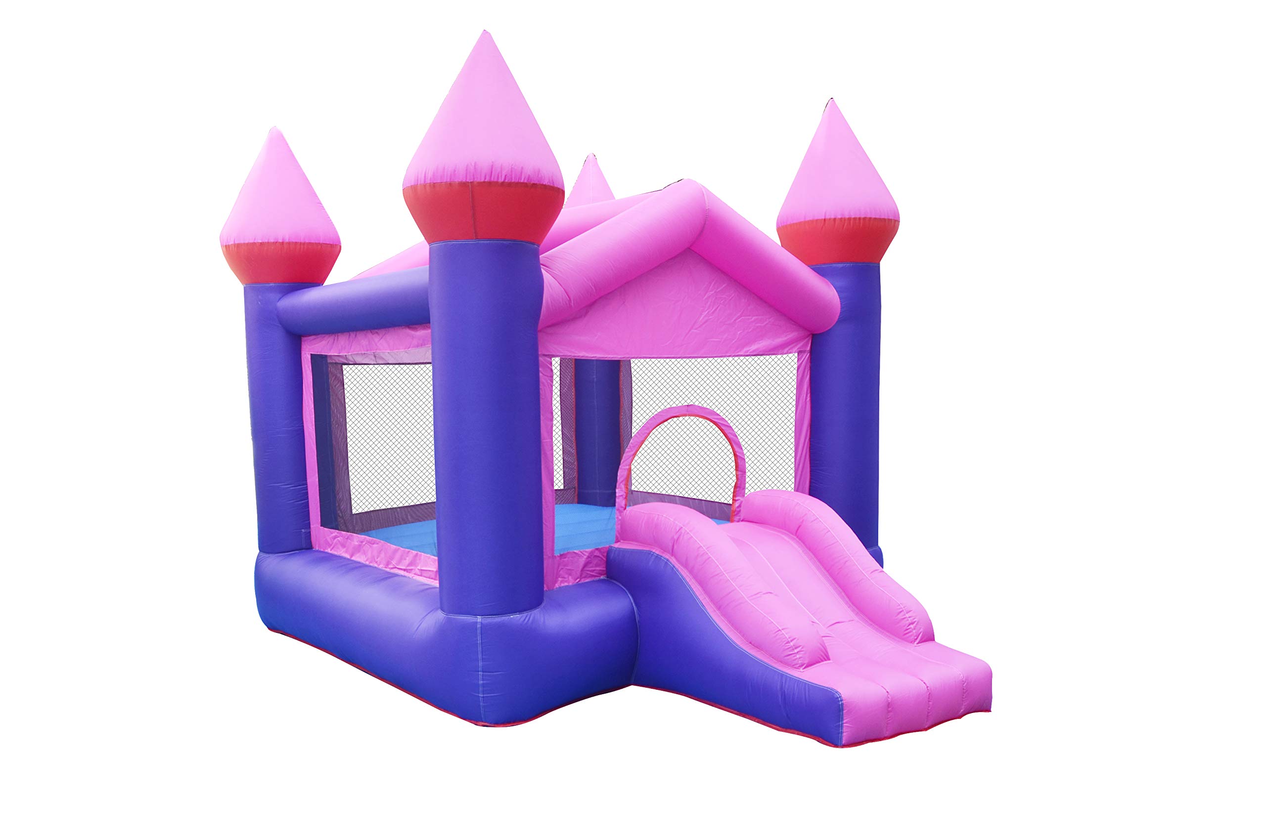 Doctor Dolphin Inflatable Bouncy Castle House Inflatable Bounce House with Air Blower for Kids Party