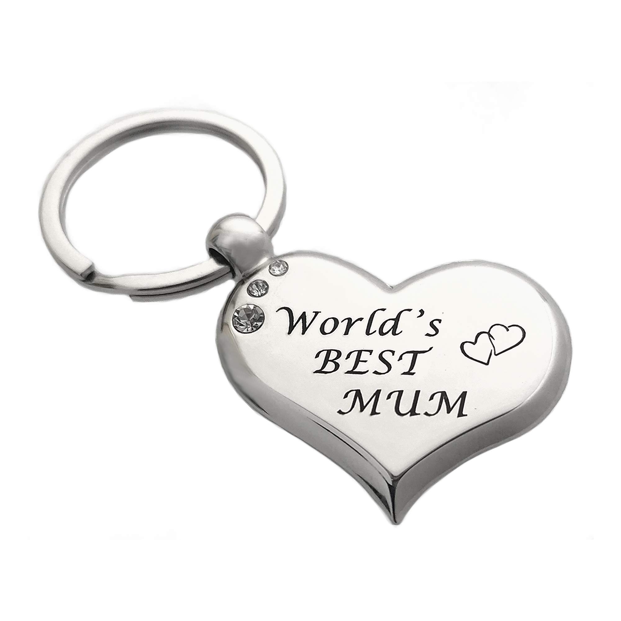 LT Gifts for Mum, Keyring World's BEST MUM, Mothers Day Gifts, Birthday Presents