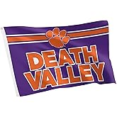 Desert Cactus Clemson University CU Flag - 3 x 5 Feet Tigers Banner, Indoor/Outdoor Durable Fabric, 100% Polyester Design (Style E)