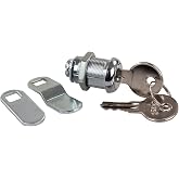 JR Products (00315) 7/8" Standard Compartment Door Key Lock,Silver