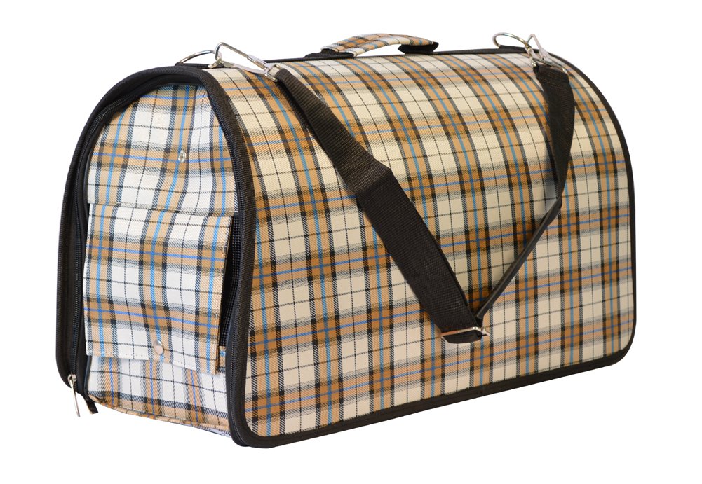 KritterWorld Airline Approved Pet Carrier, Soft Side, Portable Travel Tote Bag for Dog Cat Puppy Small Animals