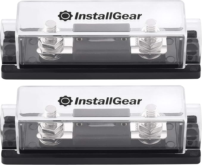 InstallGear 0/2/4 Gauge Ga ANL Fuse Holder + 150 Amp ANL Fuses (2 Pack) Amazon.ca Automotive