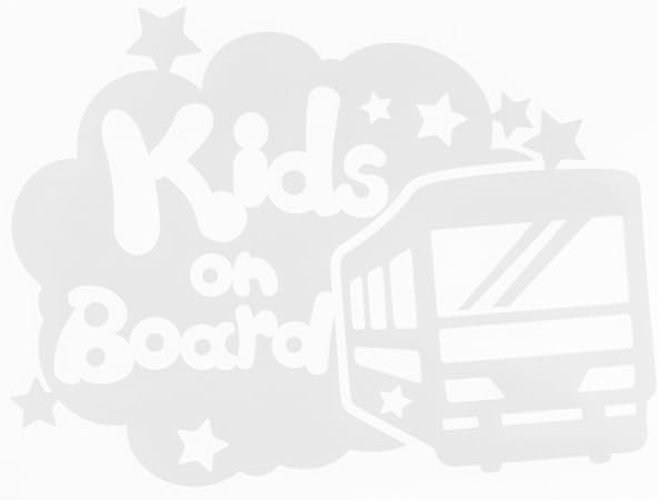 Amazon Co Jp ホワイト 白 Kids On Board でんしゃ Train 乗物 ステッカー 窓ガラス用シールタイプ 車 キッズ 子供 後ろ妊婦 安心 吸盤 マグネ 車 バイク