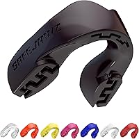 SAFEJAWZ Mouthguard Strapless Slim Fit, Adults and Junior with Case for Boxing, Basketball, Football, MMA, Martial Arts, Hock