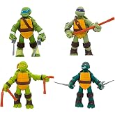 ZyNolimt 4Pcs TMNT Cartoon Collectible Figures, Exquisite Model Ornaments, Creative Anime Peripheral Gifts for Fans