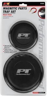 PERFORMANCE TOOL W1280 Magnetic Parts Tray Tool Set Garage Workshop Black 2 Pcs view 7