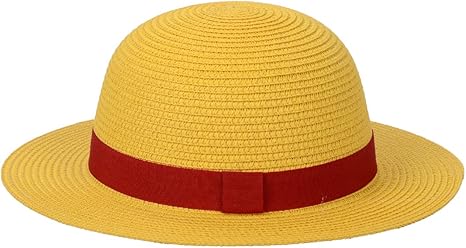 Amazon 麦わらの帽子 コスプレ用 ワンピースルフィ風 イベント 仮装 ハロウイン クリスマス 文化祭 麦わらのルフィ 57 Cm 道具 イエロー コスプレ 仮装 通販