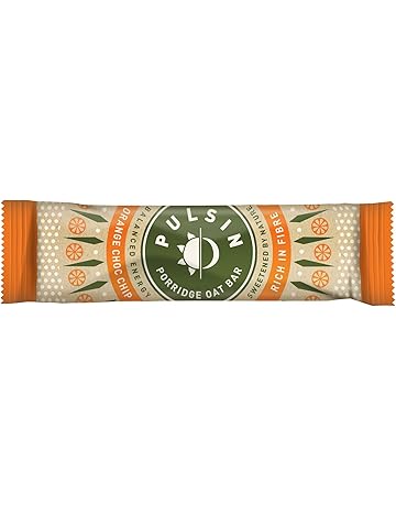 pulsin Porridge cerrojo 40 g – Naranja Chocolate Chip – libre de leche, libre de