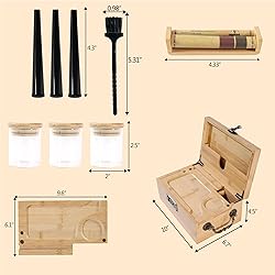 Bamboo Box with Combination Lock, Decorative Box