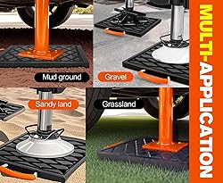 12 X 12 X 1 inchs Non-Slip Rv Jack Pads, 4 Pack