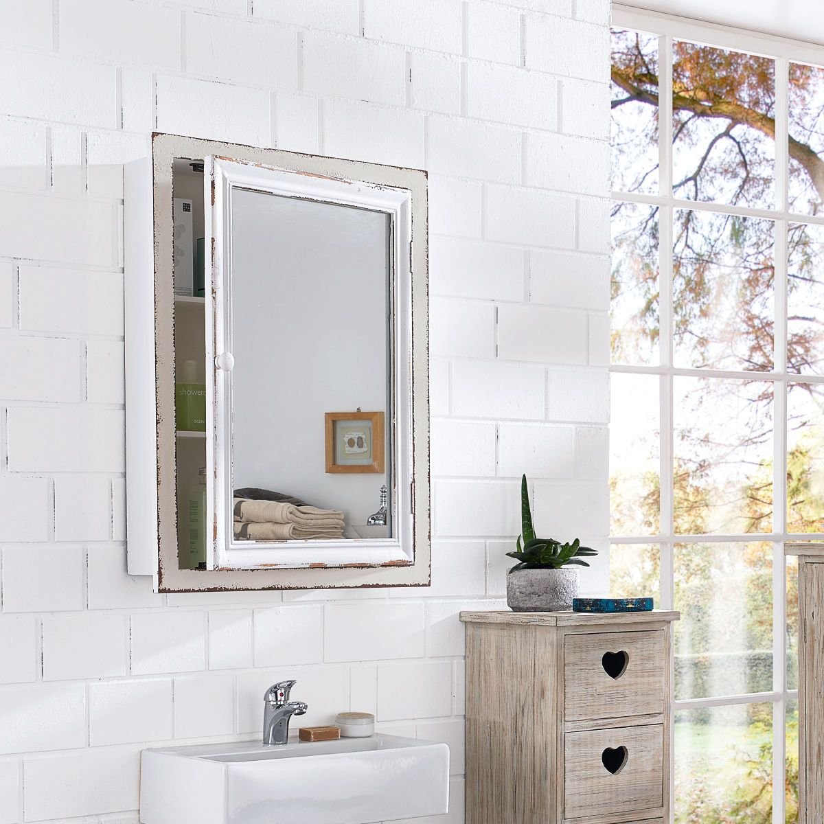 Vintage Spiegelschrank