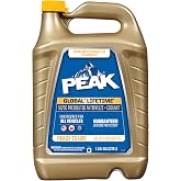 PEAK Global Lifetime 50/50 Prediluted Antifreeze and Coolant for All Vehicles, 1 Gal.