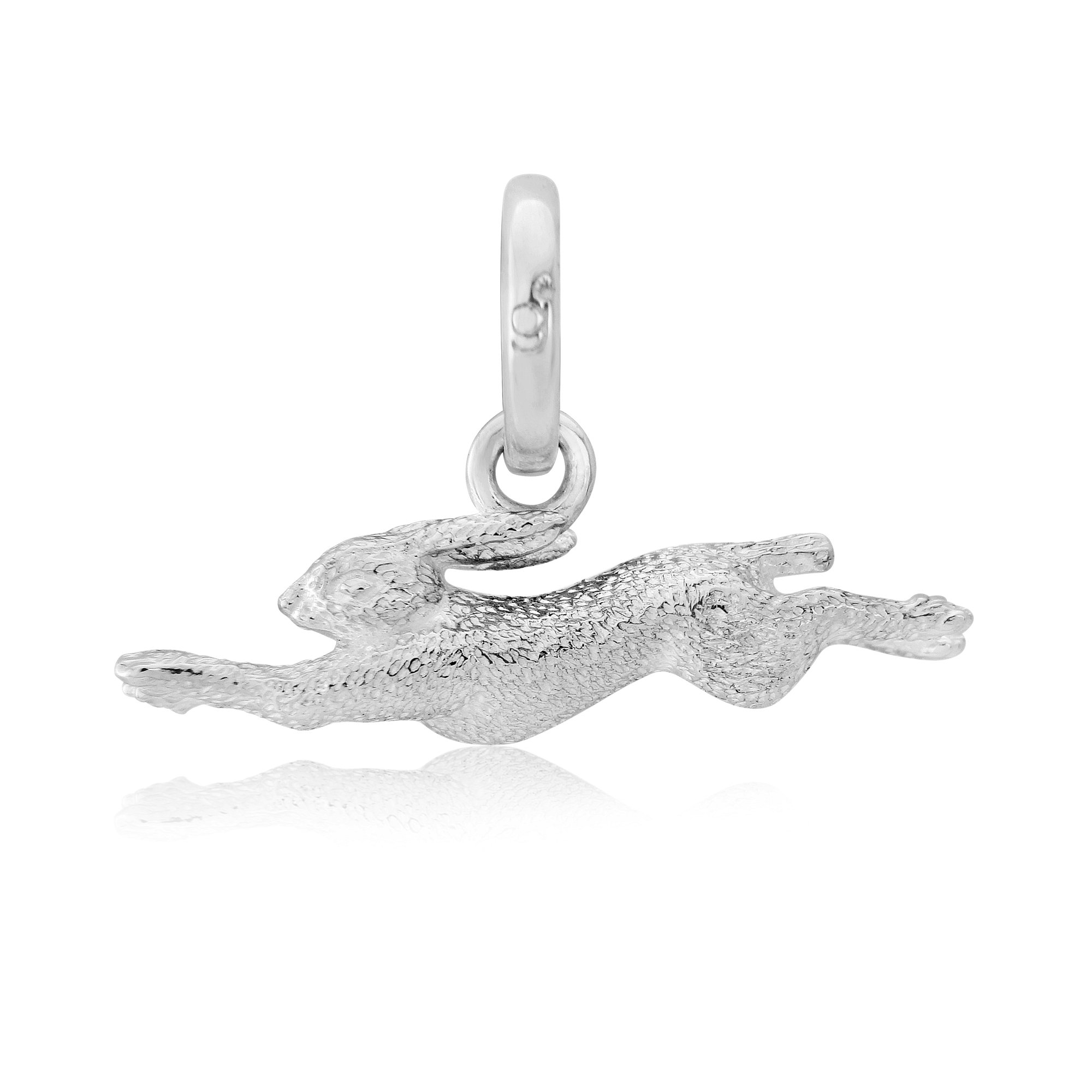 Gemma J SILVER HARE CHARM