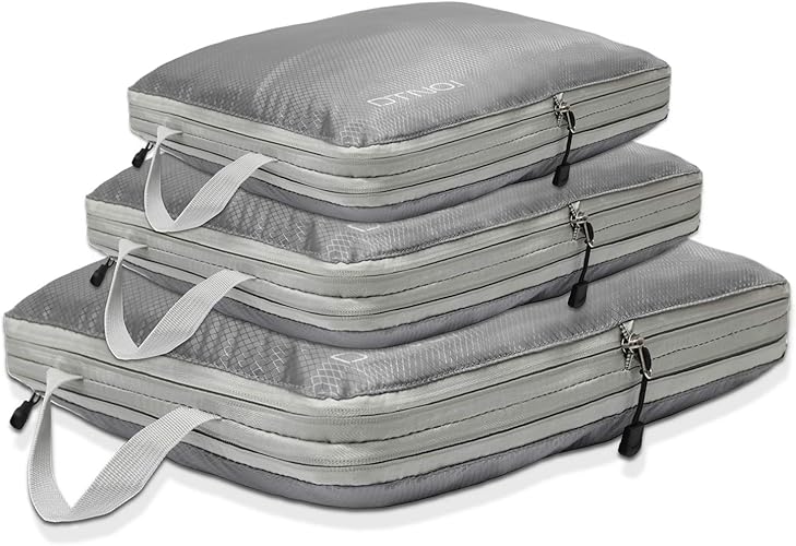 Amazon Co Jp 旅行用収納バッグ 便利旅行圧縮バッグ 3点セット 衣類圧縮バッグ 衣類仕分け 軽量 防水 旅行 出張 簡単圧縮 超大容量 トラベラブ圧縮バッグ S M Lサイズセット シューズ バッグ