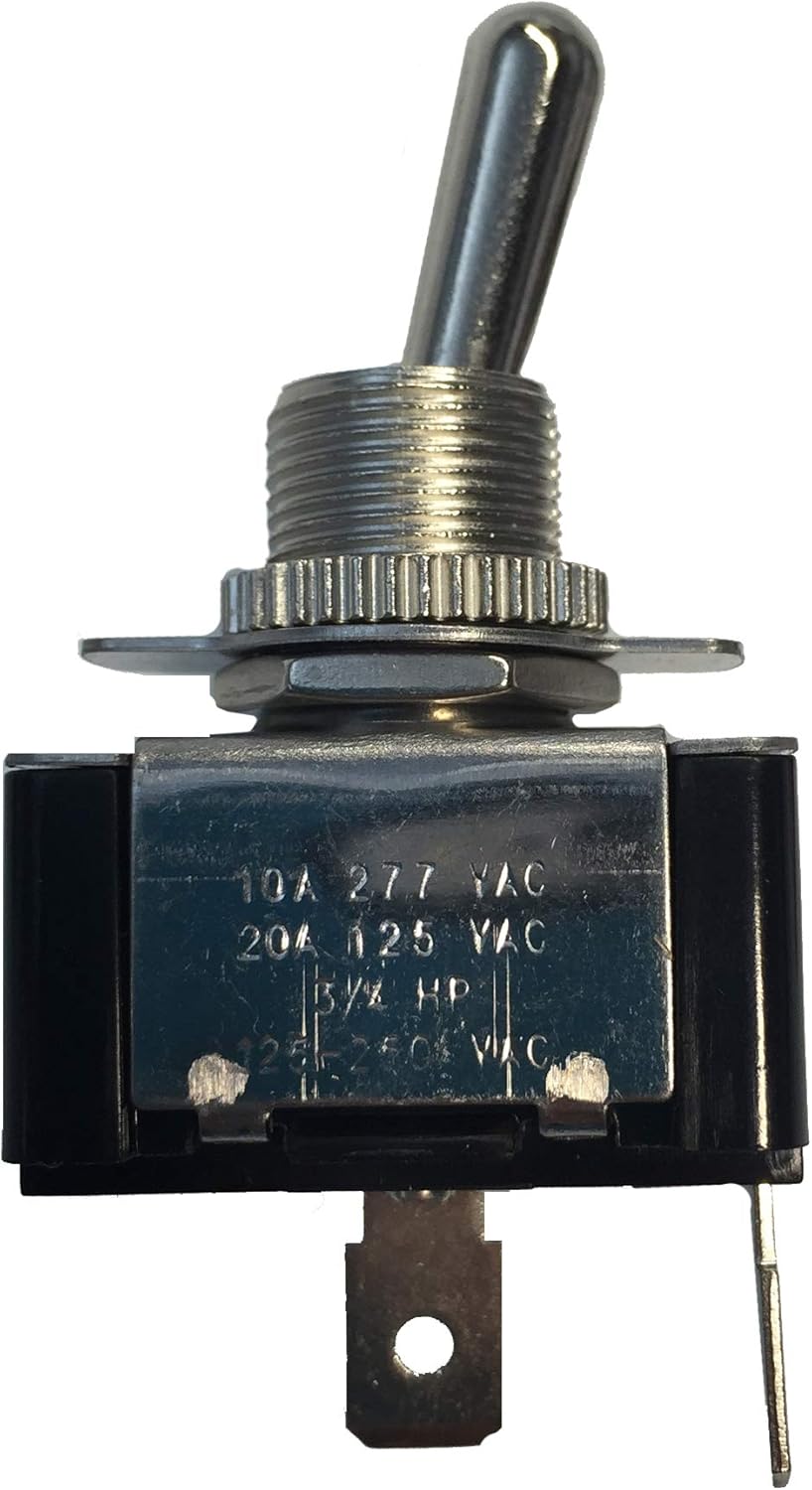 Gardner Bender GSW-121 Heavy-Duty Electrical Toggle Switch, SPST, ON-OFF, 20 A/125V AC, Spade Terminal: Home Improvement