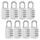DELSWIN Small Combination Lock for Locker - 8Pack
