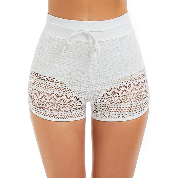 Bas De Bikini Freya Sundance – Jupe Froncée, Crochet Transparent, Taille Moyenne