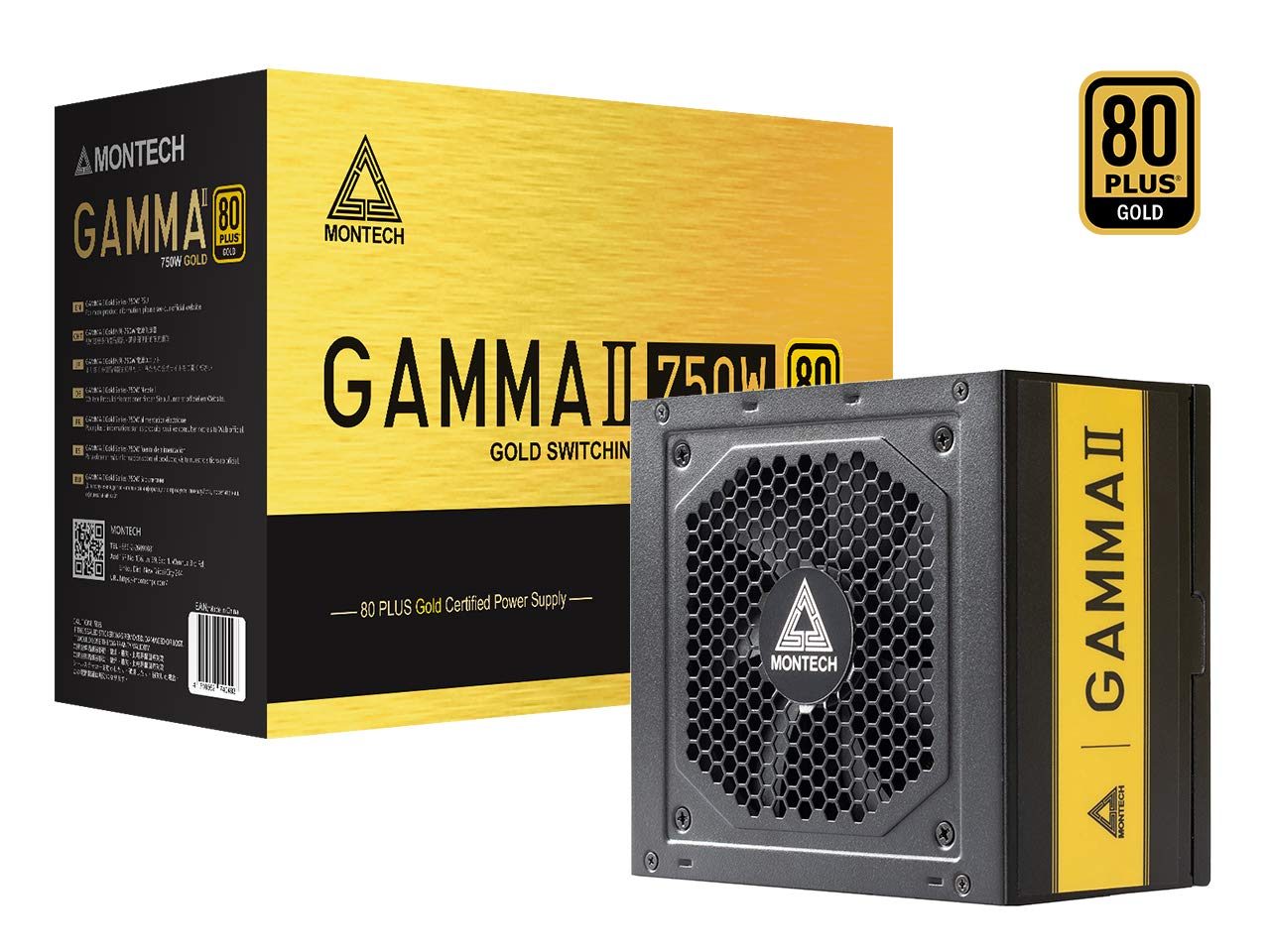 Buy Montech Gamma II Series 650 Watt 80+ Gold Certified Power Supply