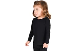 Lilax Baby Girls' Basic Long Sleeve Round Neck T-Shirt