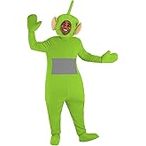Adult Dipsy Teletubbies Costume | Classic Throwback Cartoon Character Outfit for Halloween Cosplay