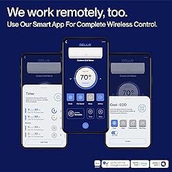 DELLA Motto Series 12000 BTU Wifi Enabled Mini