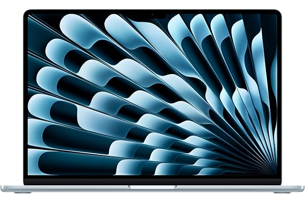 Apple 2025 MacBook Air 15-inch Laptop with M4 chip: Built for Apple Intelligence, 15.3-inch Liquid Retina Display, 16GB Unified Memory, 256GB SSD Storage, 12MP Center Stage Camera, Touch ID; Sky Blue