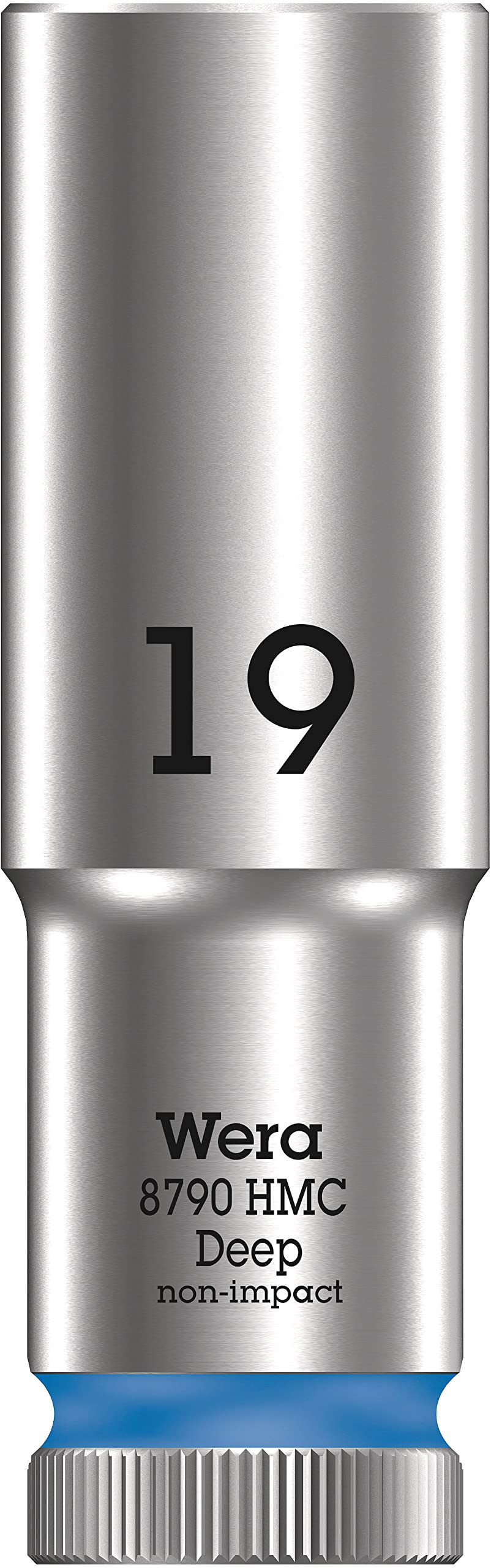 Wera 05004559001 8790 HMC Deep Socket, Blue, 19.0 mm