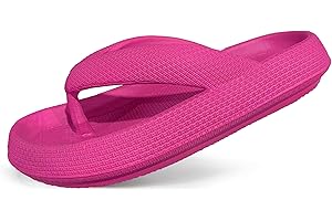 AFELLICY Cloud Flip Flops for Men Women Orthotic Lightweight Beach Slides Pillow Soft Slides Sandals Cushion Beach Flip Flops EVA Comfy Bath Spa Walking Sandals Pool Thong Slippers