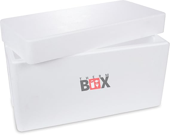 Styroporbox Weiß Isolierbox Thermobox Kühlbox Warmhaltebox 78,5x35,5x46cm - 87,60 Liter Volumen