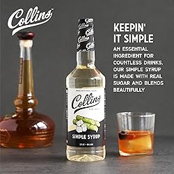 Collins Simple Syrup, Classic Simple Syrup, Real