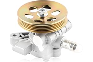 Farrme 21-5919 Power Steering Pump Fit for Honda Accord 1998-2002 L4 2.3L Power Assist Pump with Pulley N9900433, 553-57053, 56110-PAA-A01 Power Steering Pump Assembly