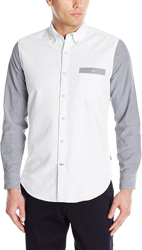 next slim fit oxford shirt