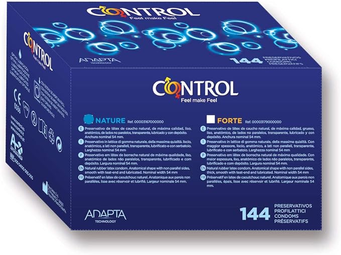 Control Preservativo Nature Caja - 144 preservativos [Modelo antiguo]: Amazon.es: Salud y cuidado personal