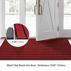 BESTVUE 2' x 5' Runner Rugs with Rubber