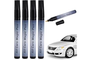 Penitue 4pcs All Cars Magic Pens, Auto Paint Scratch Pens Quick Fix for Scratches Waterproof Car Touch Up Paint Tool Lightwei
