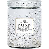 Voluspa Silver Birch Peppercorn Decor Candle, 18 oz, Coconut Wax Blend, Scented Candles for Home, 100 Hour Burn Time, Candle Jars