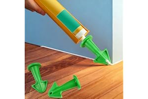 3Pcs Silicone Caulking Guns Finishing Tool Reusable Sealant Spreader(Green)